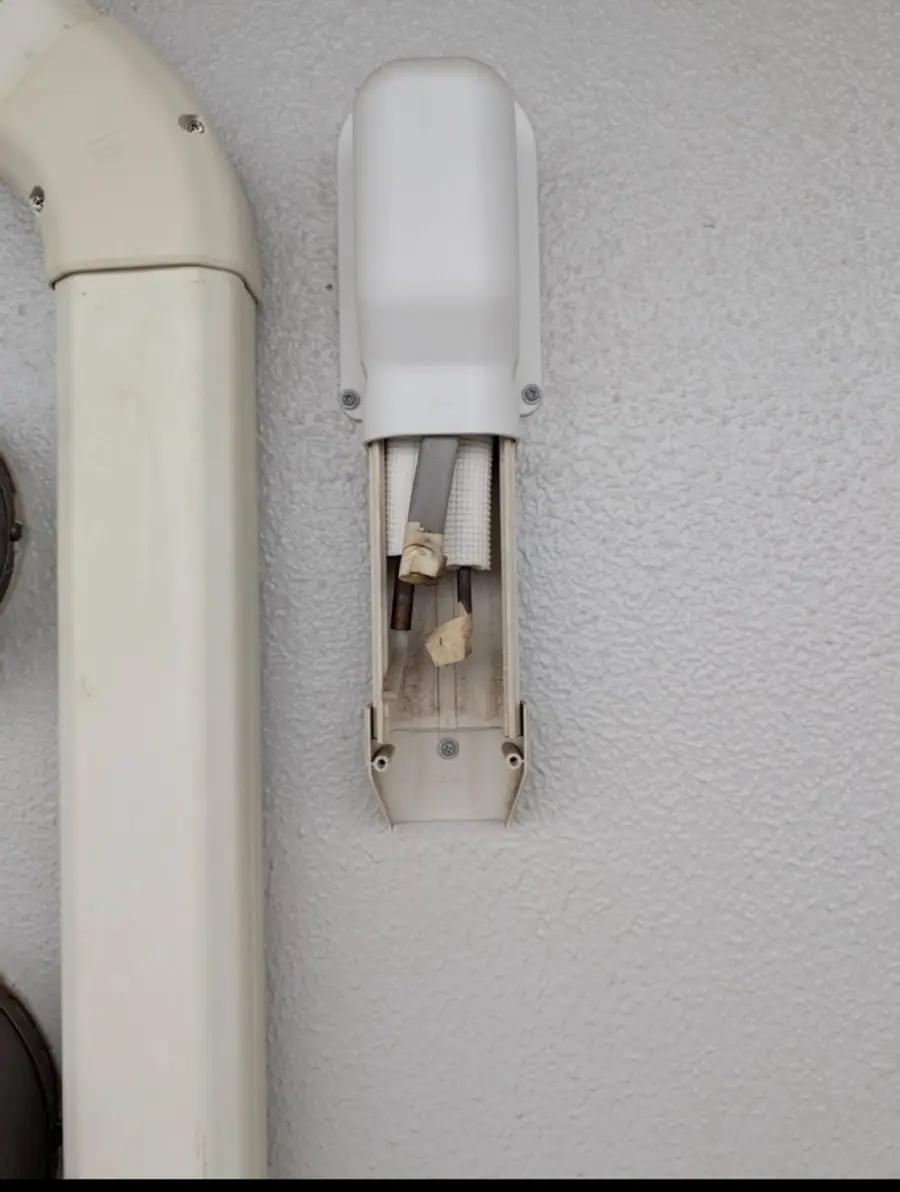 松戸市内での電線接続作業(専用回路配線イメージ)