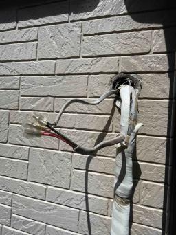 松戸市内での配線接続作業(分電盤内の配線接続イメージ)